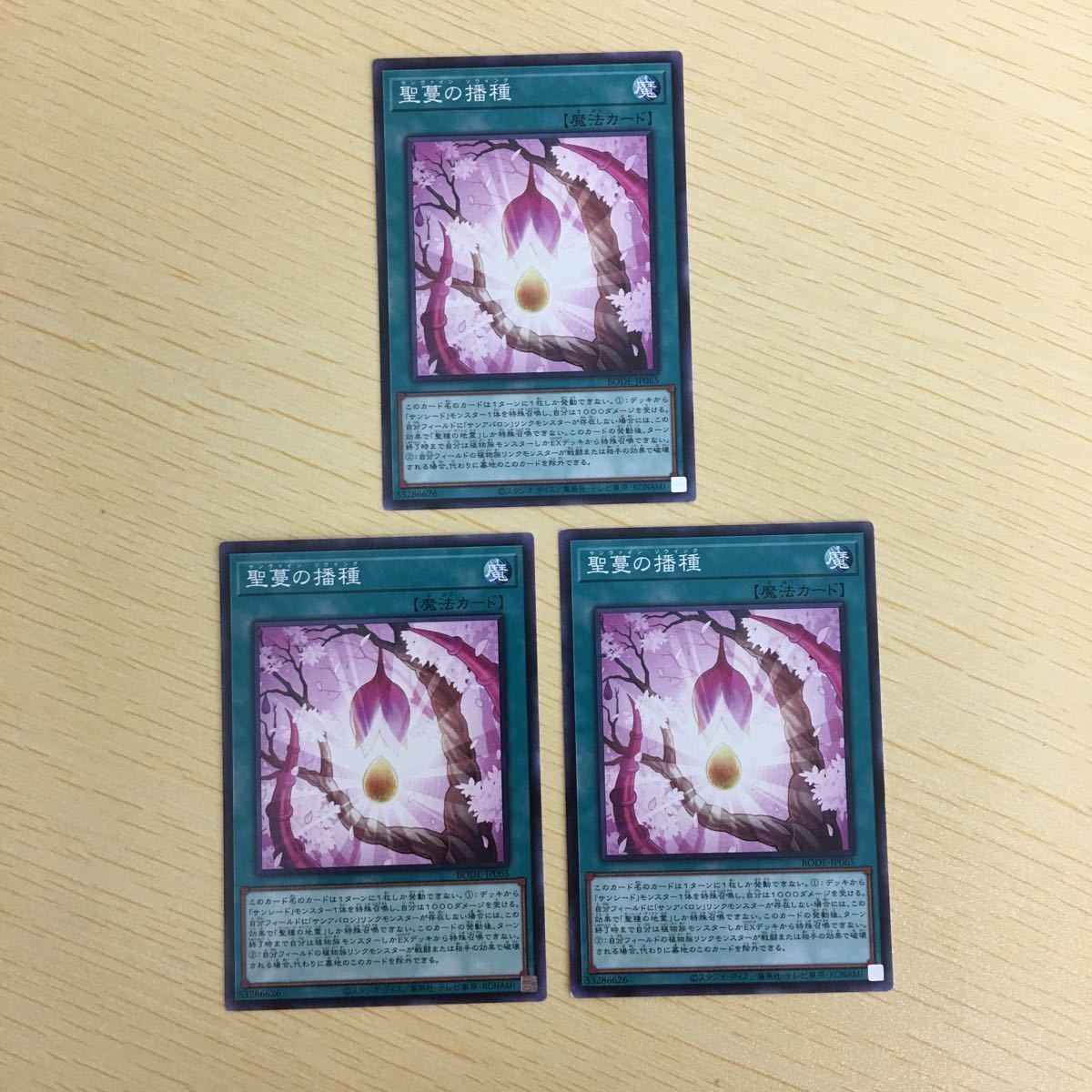 遊戯王 ノーマル カード トレーディングカード 聖蔓の播種 まとめ