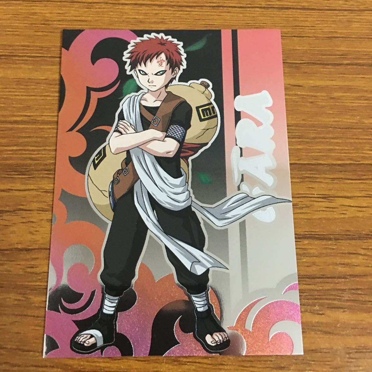 カード トレカ NARUTO ナルト 我愛羅 エッチング カードガム 46