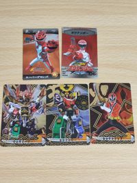 Super Sentai Card Lot Gekiranger Boukenger Shinkenger