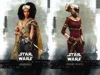 カード まとめ スターウォーズ Star Wars 9 JANNAH ジャナ 8 ZORII BLISS ゾーリ・ブリス Topps トップス サムネイル 1