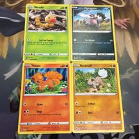 ポケモンカード 旧裏面 英語版 海外 ビードル ジグザグマ ロコン イワンコ Weedle Galarian Zigzagoon Vulpix Rockruff 38