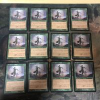 緑 型番統一 12枚 ラノワールの精鋭 Llanowar Elite MTG 旧枠 まとめ 日本語