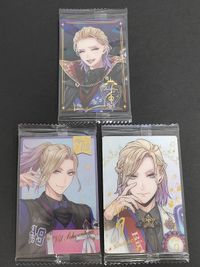 Twisted Wonderland Vil Birthday Foil Card Wafers 3 4 6
