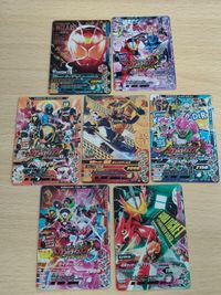 GG3-077 仮面ライダー鎧武 LR 仮面ライダーウィザード フレイムスタイル RM6-060 CP GG2-057 CP