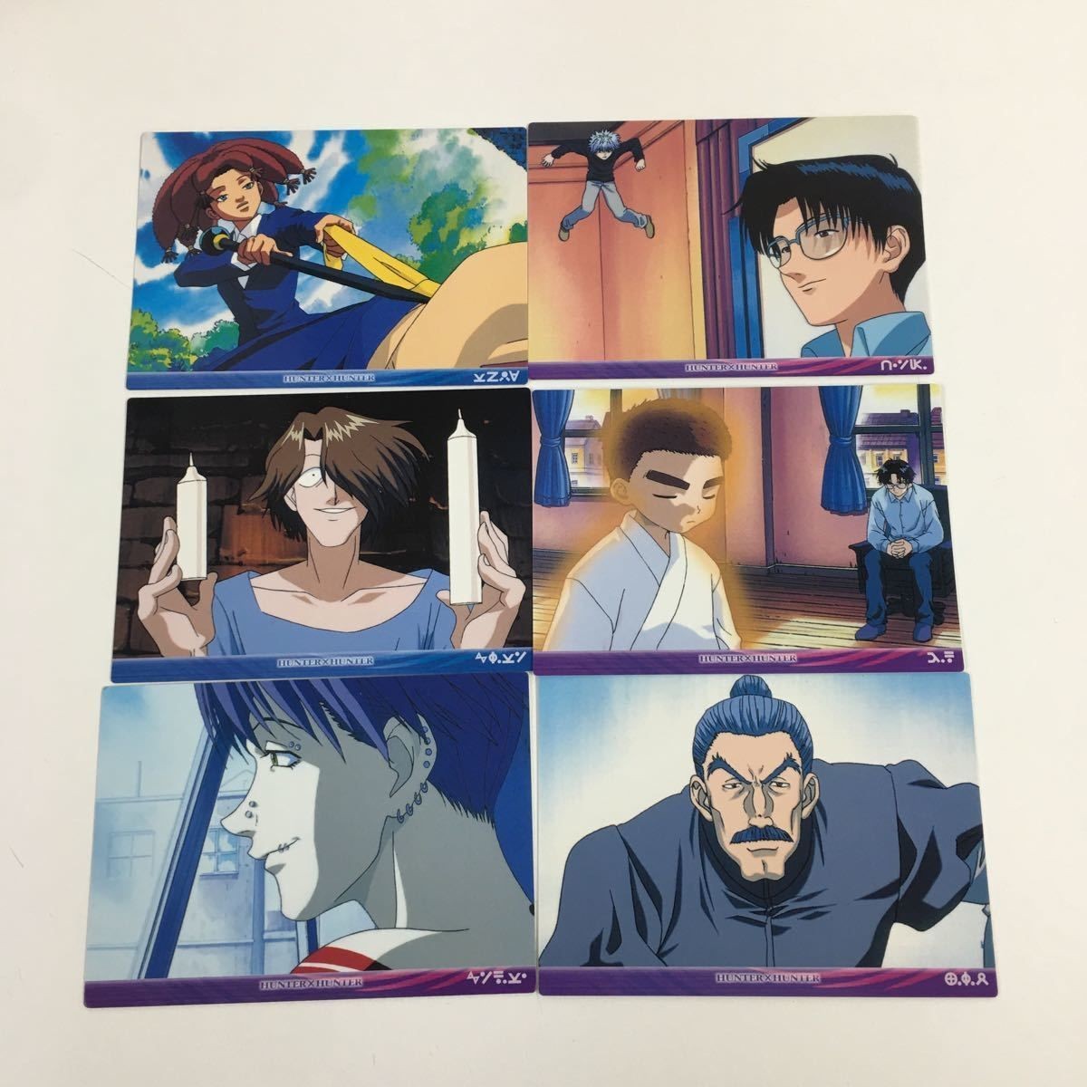 HUNTER×HUNTER ハンターハンター カードダスマスターズ 初版 カード まとめ 44 47 48 55 60 62 ウィング カナリア ズシ ジョネス 18