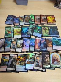 mtg トークン foil まとめ 紋章 レンと七番 ゴブリン 食物 熊 エルフ 人間 クラーケン g001 o9-1 2209 サムネイル 2