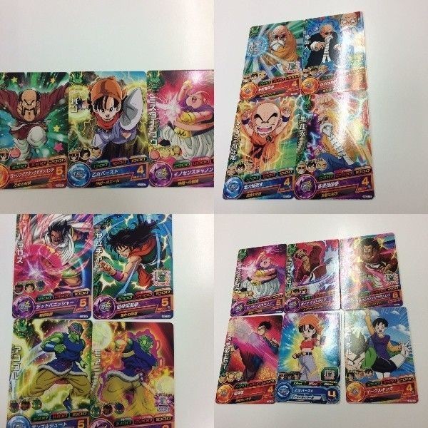 ドラゴンボール ヒーローズ カード まとめ ミスターブウ 亀仙人 ヤムチャ 孫 ミスターサタン クリリン パラガス 悟飯