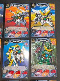 ガンダムコンバット GUNDAM COMBAT 1997 bandai カード カードダス 01 ガンダムDX ダブルエックス ガロード ラン プリズムカード 当時の品 キラ GUNDAM COMBAT 1996年 ＳＤガンダム コンバット サムネイル 5
