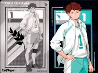 カード まとめ ハイキュー メタリック 日向翔陽 No.01 月島蛍 No.03 澤村大地 No.15 影山飛雄 No.14 メタリックカード ウエハース サムネイル 2