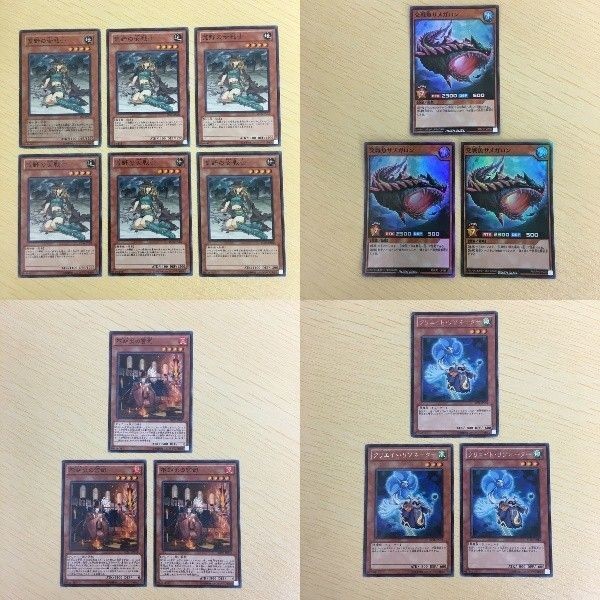 40 39 41 遊戯王 ノーマル スーパーレア 字レア カード トレーディングカード 荒野の女戦士 交戦魚サメガロ