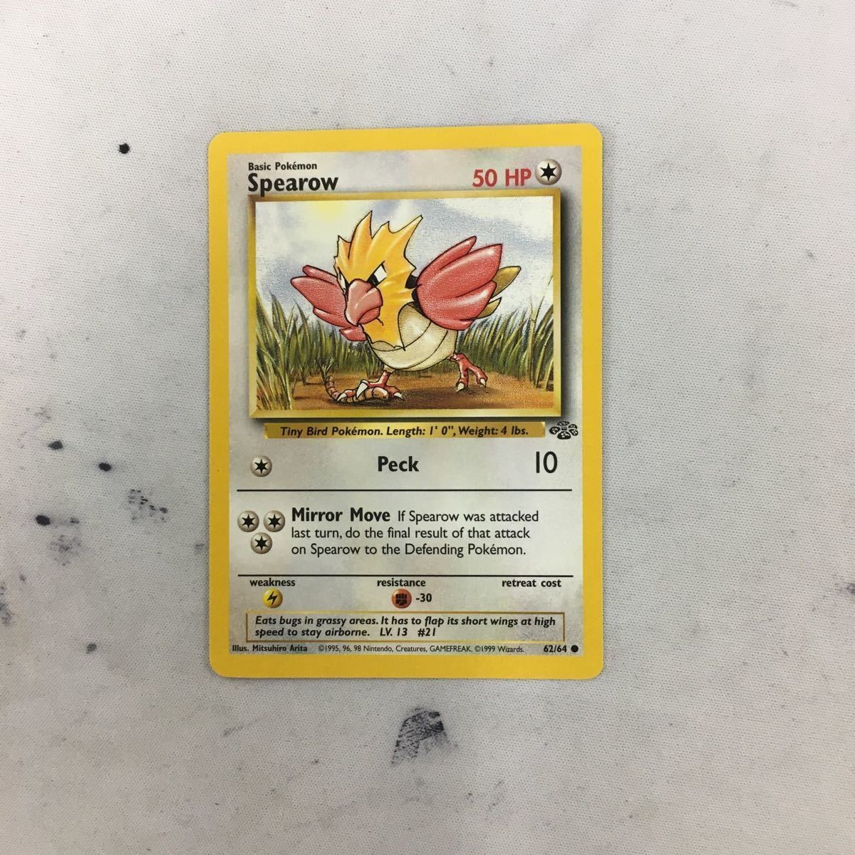 ポケモンカード 旧裏面 海外 英語版 オニスズメ 10