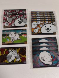 Nyanko Daisensou Sealed Wafers Battle Cats Card Set