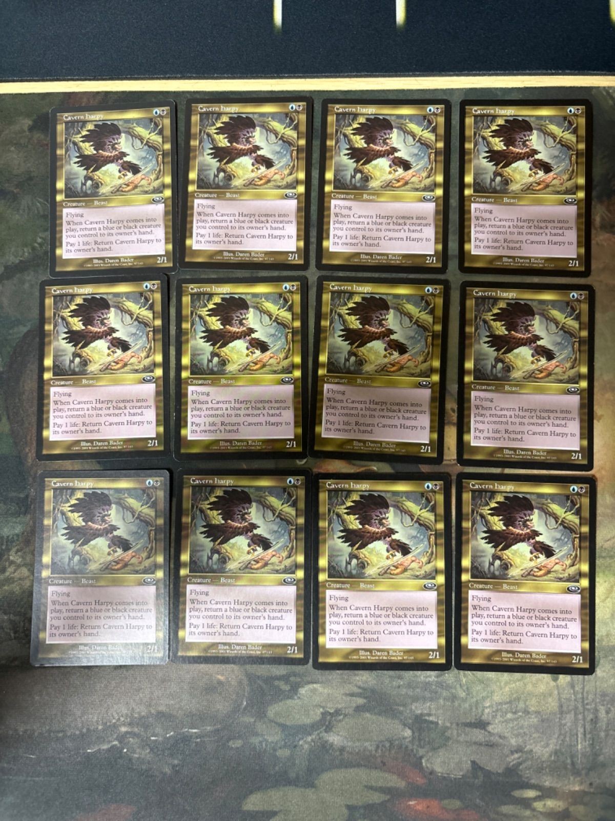 洞窟のハーピー/Cavern Harpy 12枚 型番統一 旧枠 まとめ 英語版 EN MTG PLS プレーンシフト