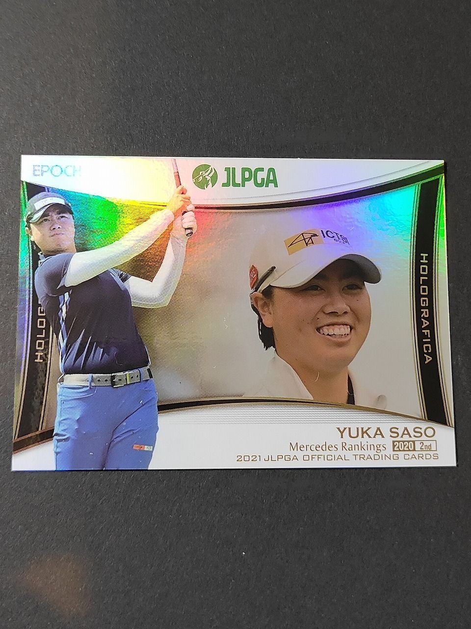21EPOCH JLPGA 女子ゴルフカード 仲宗根澄香 ホログラフィカ HG-20