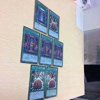と3-13.遊戯王まとめゴールドレア 月の書 洗脳ブレインコントロール３枚 ディメンションマジック３枚 サムネイル 2