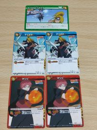 Naruto Shippuden Akatsuki Sasori Deidara U Rare Card