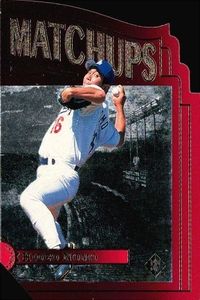 カード 630 野茂英雄 1996 SP Marquee Matchups Die Cuts #MM2 Hideo Nomo ドジャース サムネイル 1