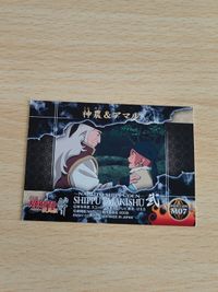 NARUTO ナルト 疾風絵巻集 M07 劇場版 絆 神農 & アマル カードガム カード 箔押し サムネイル 2