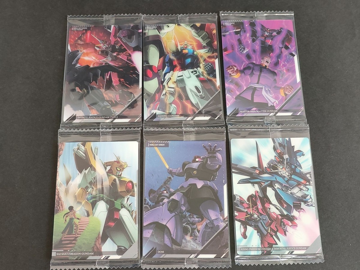 Gundam Wafers Master Asia Shining Gundam Card Lot