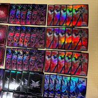 スリーブ まとめ 90枚 各種15枚 遊戯王 公式 プロテクター 闇遊戯 アストラグラフ・マジシャン ARC-V CNo.101 S・H・Dark Knight 公式ロゴ 赤 黒 サムネイル 3