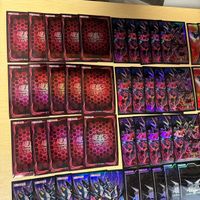 スリーブ まとめ 90枚 各種15枚 遊戯王 公式 プロテクター 闇遊戯 アストラグラフ・マジシャン ARC-V CNo.101 S・H・Dark Knight 公式ロゴ 赤 黒 サムネイル 2