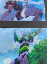 エヴァンゲリオン カルビー チップス 3D チェンジングカード レンチキュラー 真希波・マリ・イラストリアス 初号機 CH-2 CH-12 サムネイル 10