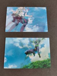 Evangelion Calbee Chips 3D Changing Card Mari Lenticular